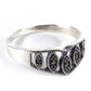 STERLING SILVER RING MARCASITE TIARA