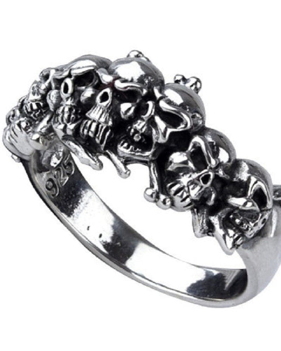 STERLING SILVER RING SKULLS