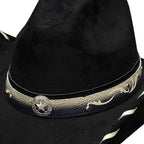 UNISEX WESTERN HAT STRAIGHT SHOOTER BLACK