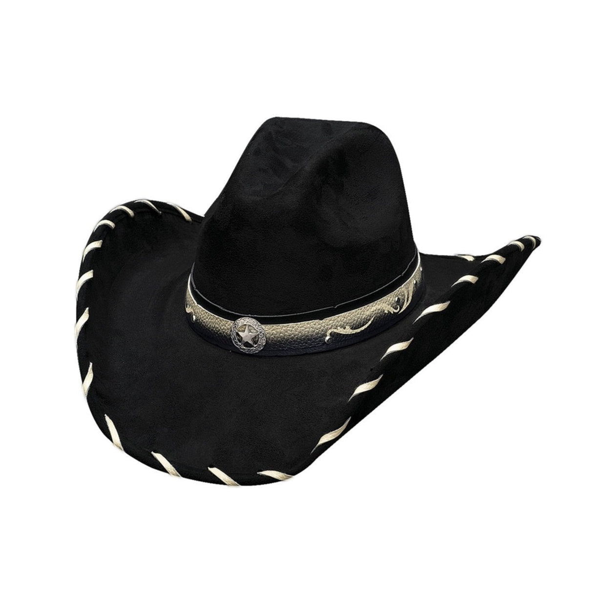 UNISEX WESTERN HAT STRAIGHT SHOOTER BLACK