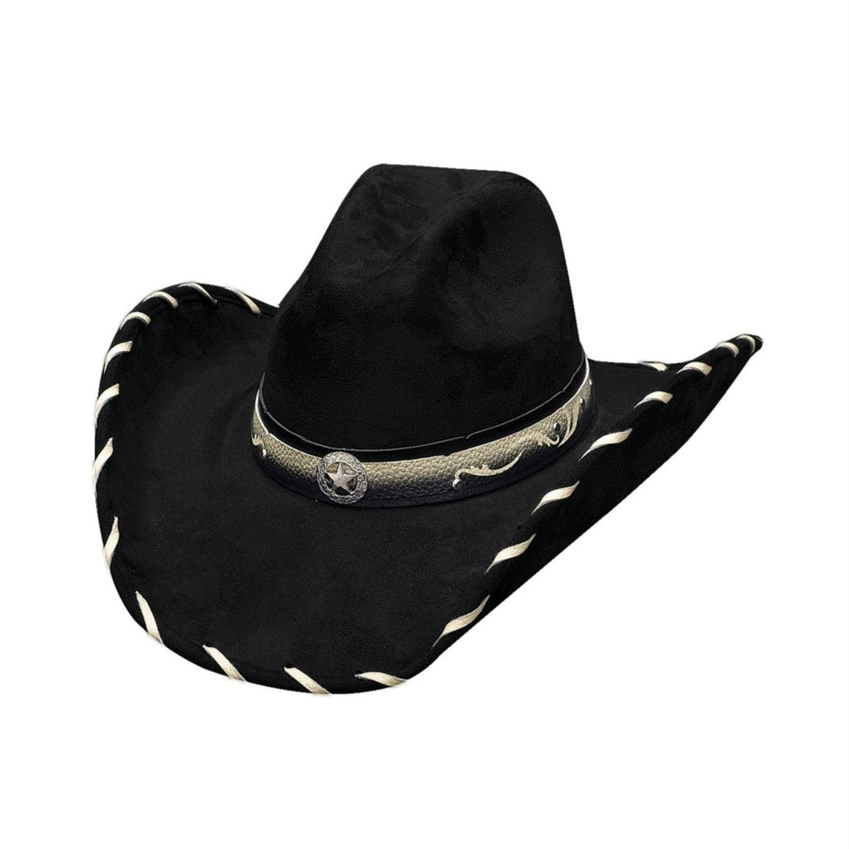 UNISEX WESTERN HAT STRAIGHT SHOOTER BLACK