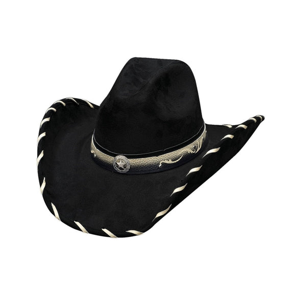 UNISEX WESTERN HAT STRAIGHT SHOOTER BLACK