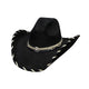 UNISEX WESTERN HAT STRAIGHT SHOOTER BLACK