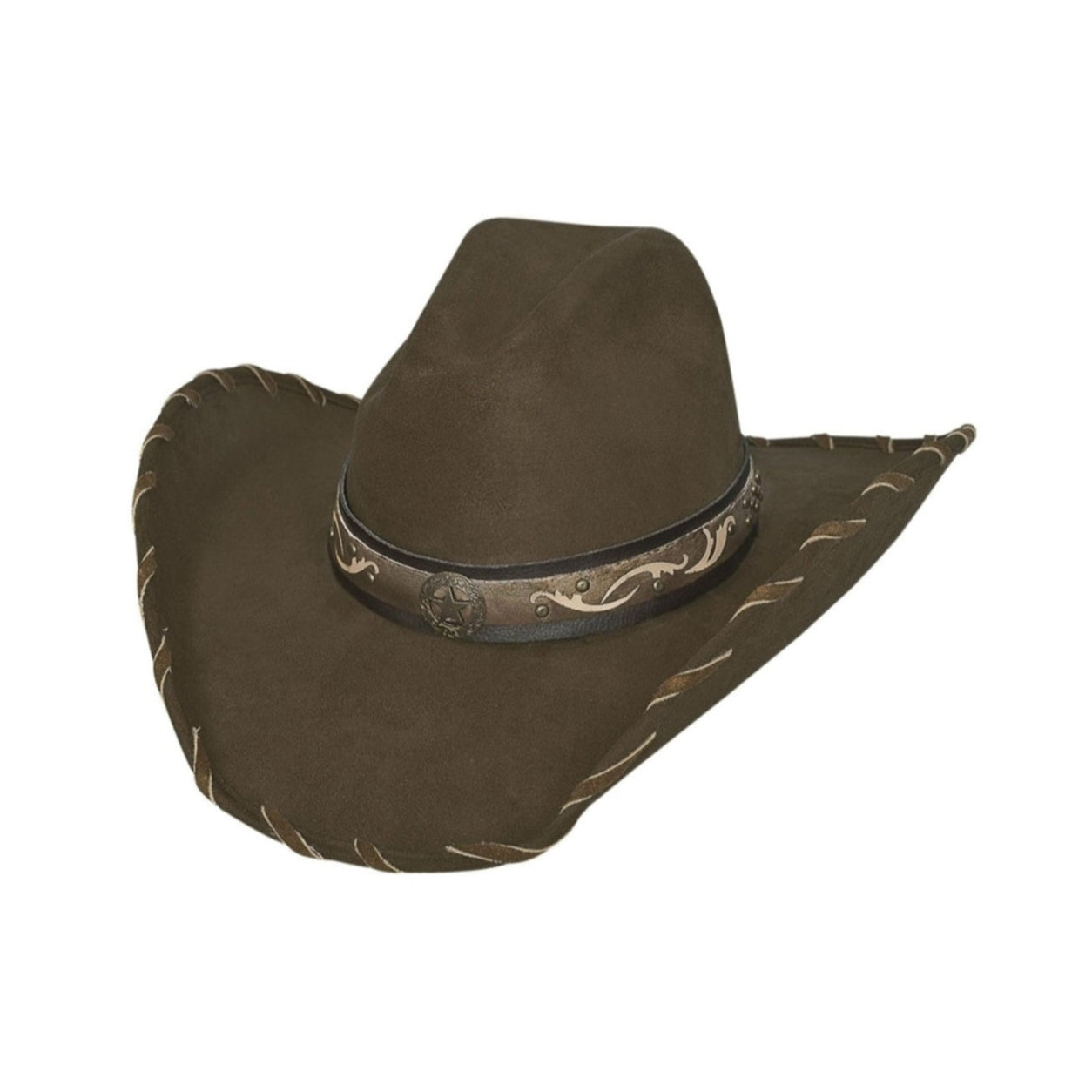 UNISEX WESTERN HAT STRAIGHT SHOOTER BROWN
