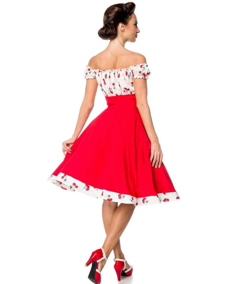 STRAPLESS SWING DRESS