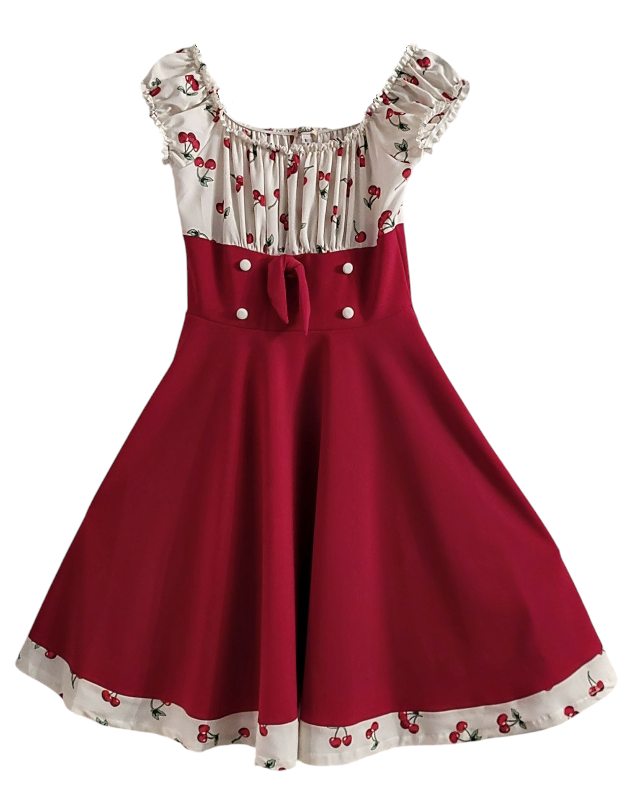 STRAPLESS SWING DRESS