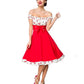 STRAPLESS SWING DRESS