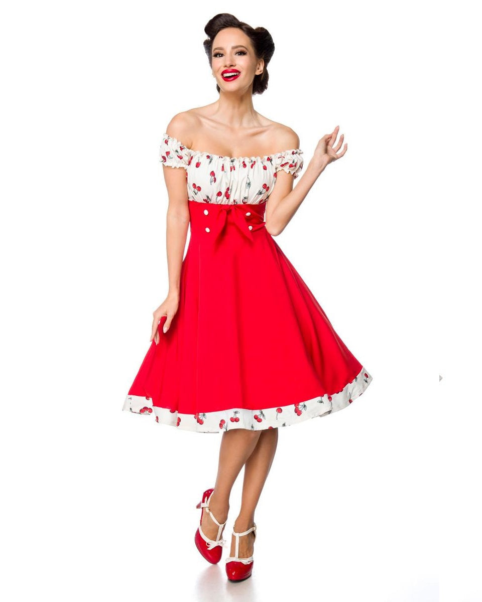 STRAPLESS SWING DRESS