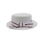 SUMMER BOATER HAT WHITE