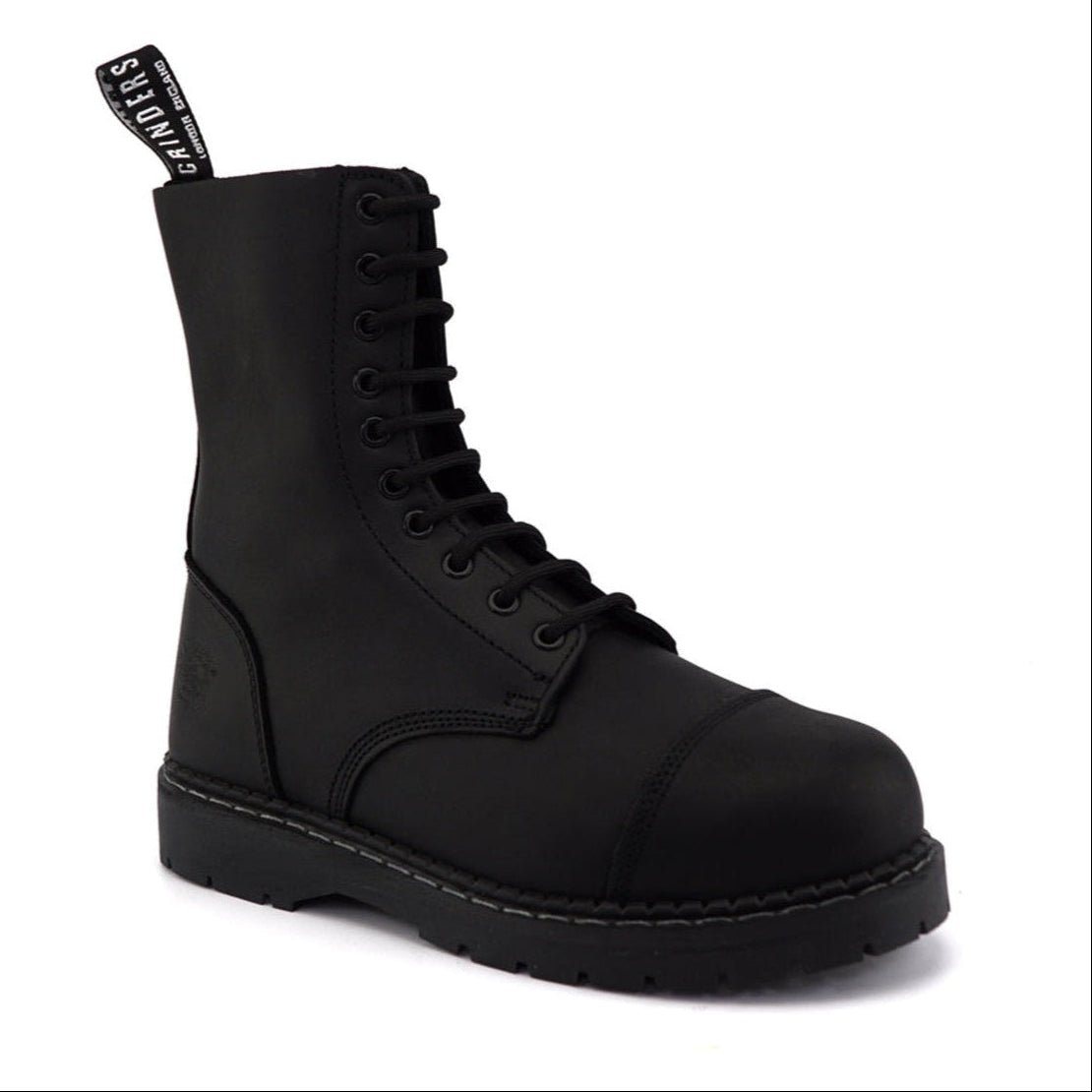 Stag ACS Black Steel Toe Safety Boots - Goodyear Welted Air Cushioned Work Boots for Men & Women