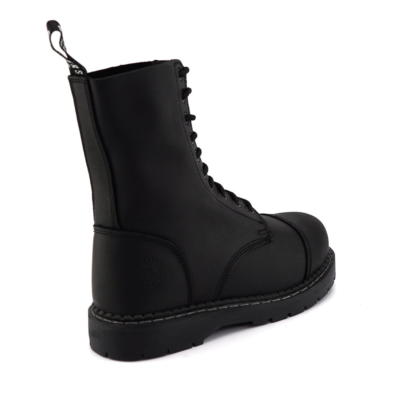 Stag ACS Black Steel Toe Safety Boots - Goodyear Welted Air Cushioned Work Boots for Men & Women