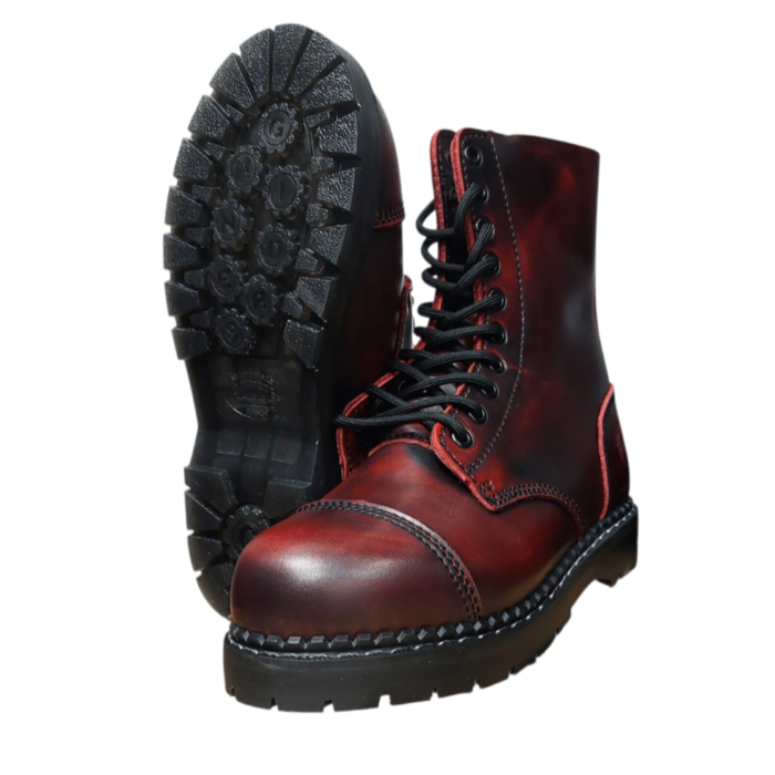 Stag ACS Steel Toe leather Boots - Goodyear Welted Air Cushioned Work Boots for Men & Women