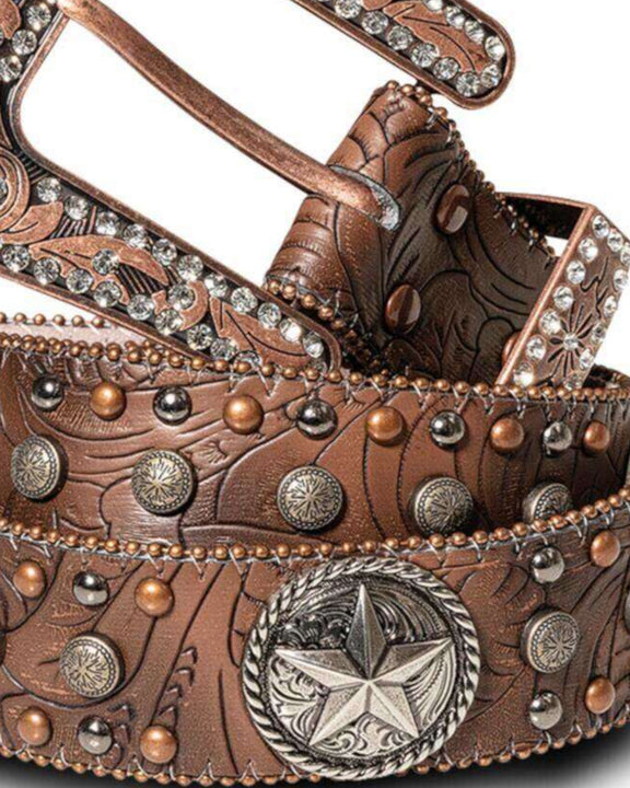 WOMEN'S DECORATED WESTERN BELT