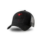 Stars Black Western Trucker Cap - Premium Snapback Hat