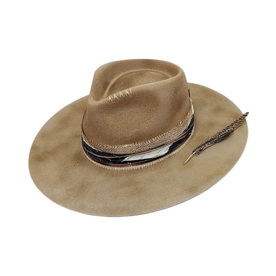 TEARDROP FEDORA HAT SIX SHOOTER