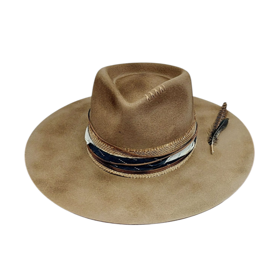 TEARDROP FEDORA HAT SIX SHOOTER