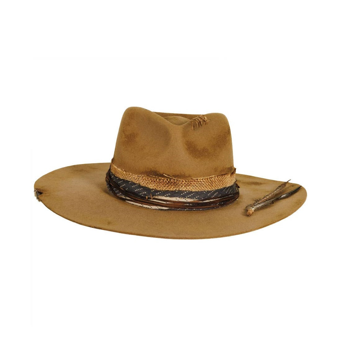TEARDROP FEDORA HAT SIX SHOOTER