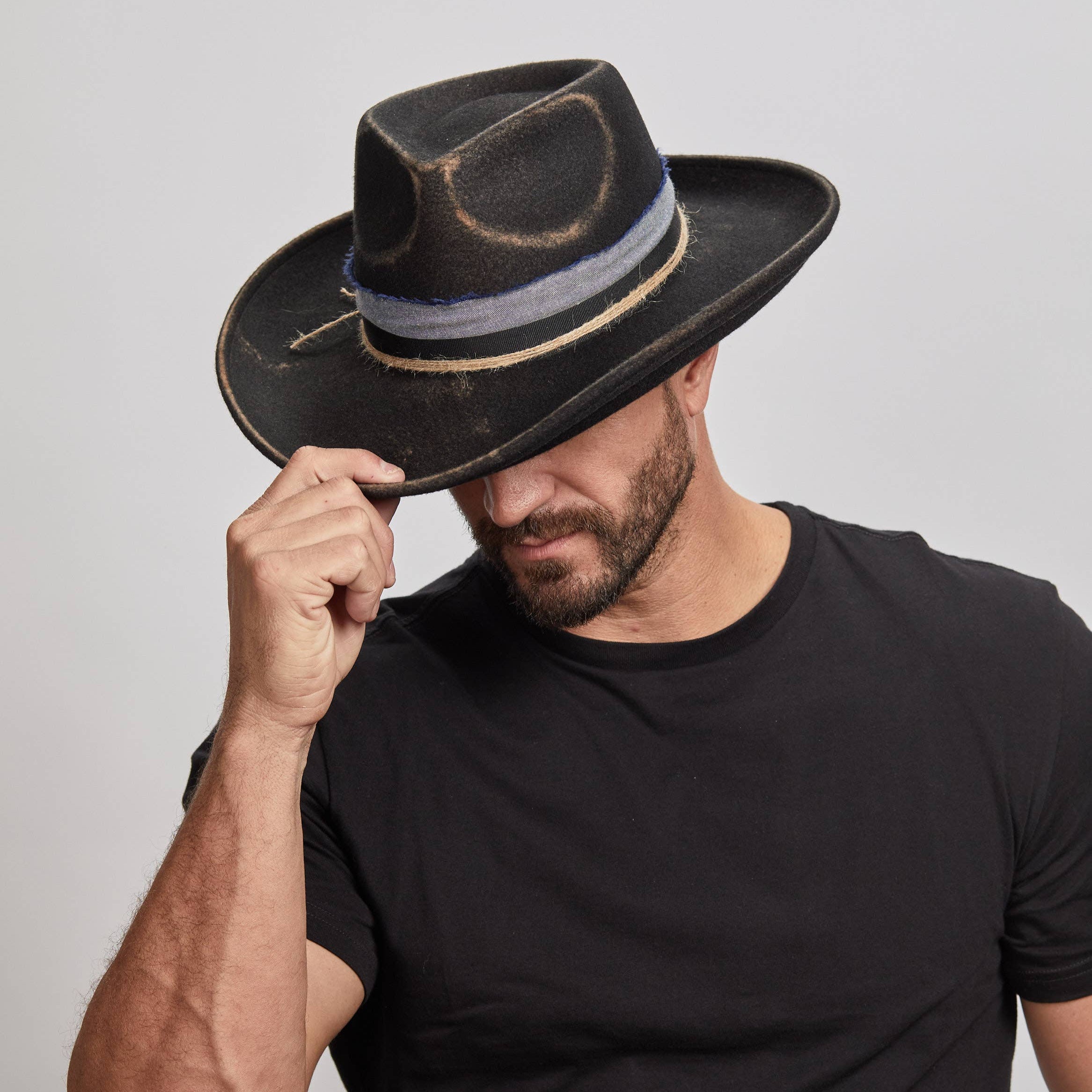 TEARDROP FEDORA HAT SMALL TOWN