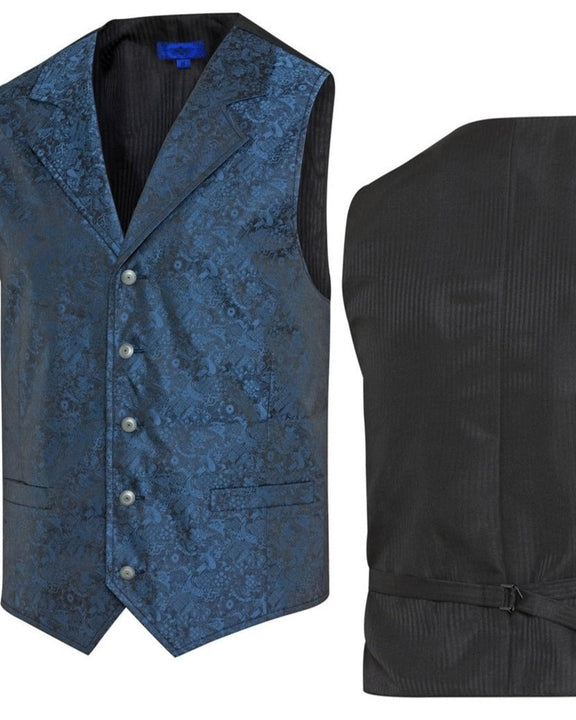 TEXTILE WAISTCOAT ROYAL FLUSH