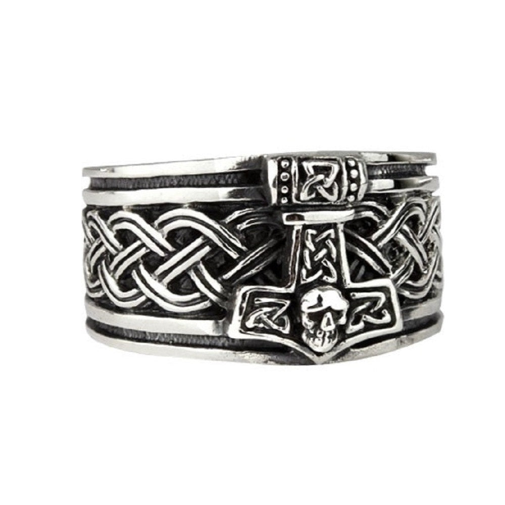 THOR HAMMER SILVER RING