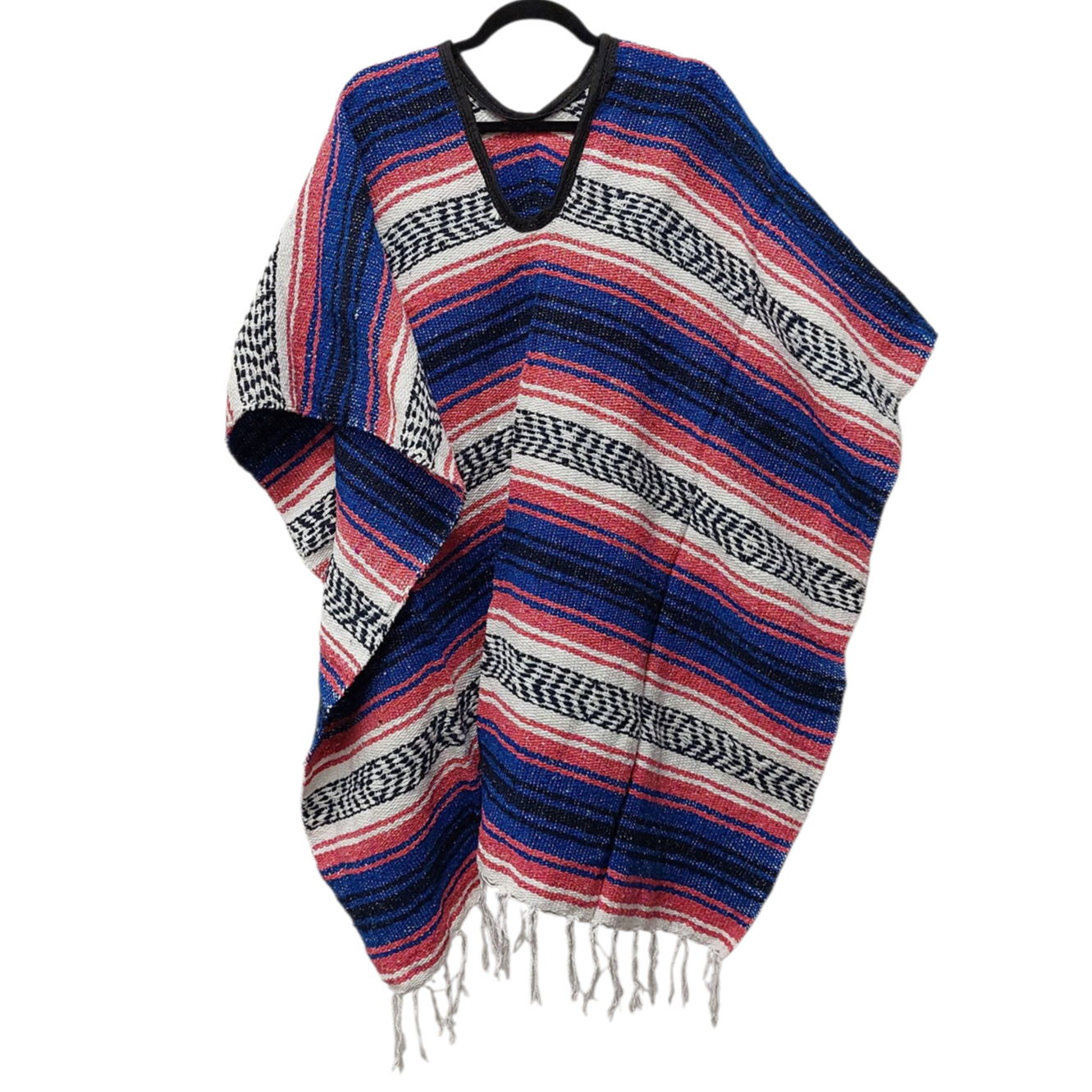TRADITIONAL STRIPED PONCHO FALSA