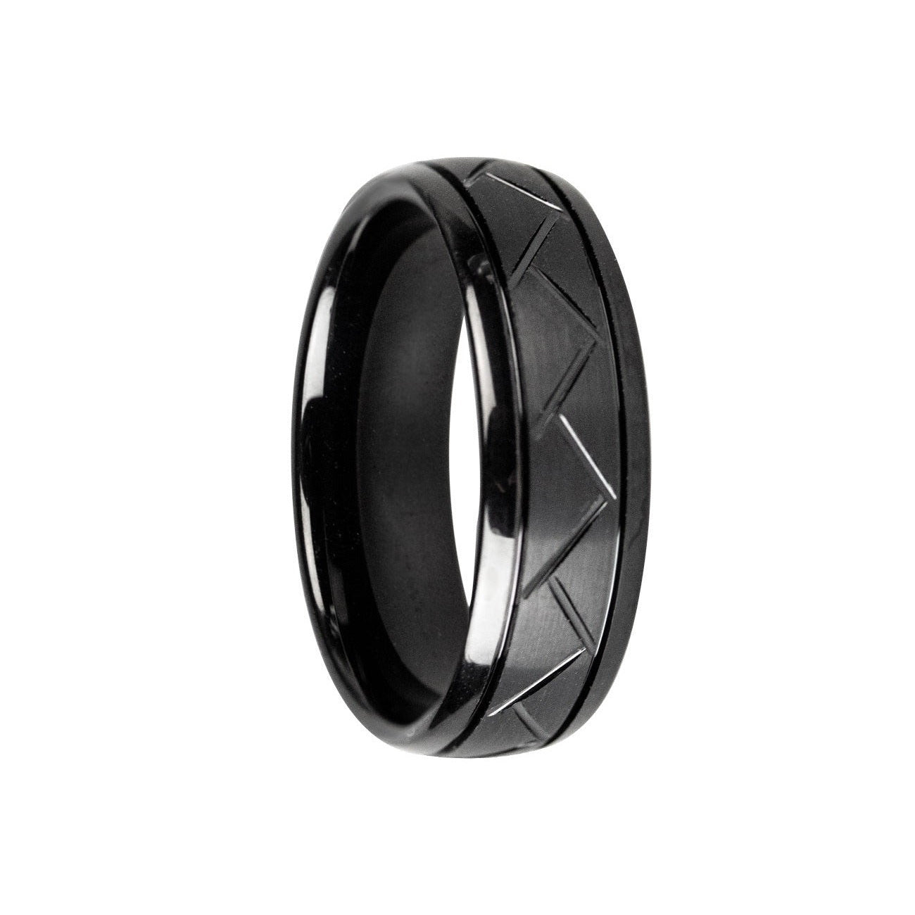 FINE LINES TUNGSTEN RING