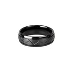 This Tungsten coated ring is ultra-durable and heavy, making it practically unscratchable. With a width of 0.8cm, it's perfect as a partner ring in a set. Invest in a high-quality, long-lasting ring with this ring.