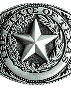Texas Belt Buckle - Western style Zinc Alloy Buckle 9x7cm