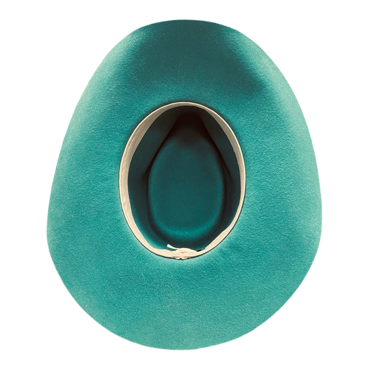 Hatson Turquoise Dream – Handmade Wide-Brim Felt Hat