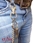 WALLET CHAIN METAL BRAID