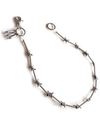 Barbed Wire Belt Chain - Wallet Chain with Carabiner 62cm