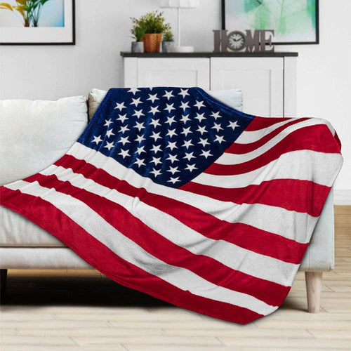 US FLAG SHERPA FLEECE