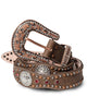 WESTERN BELT WITH STONES AND RIVETS