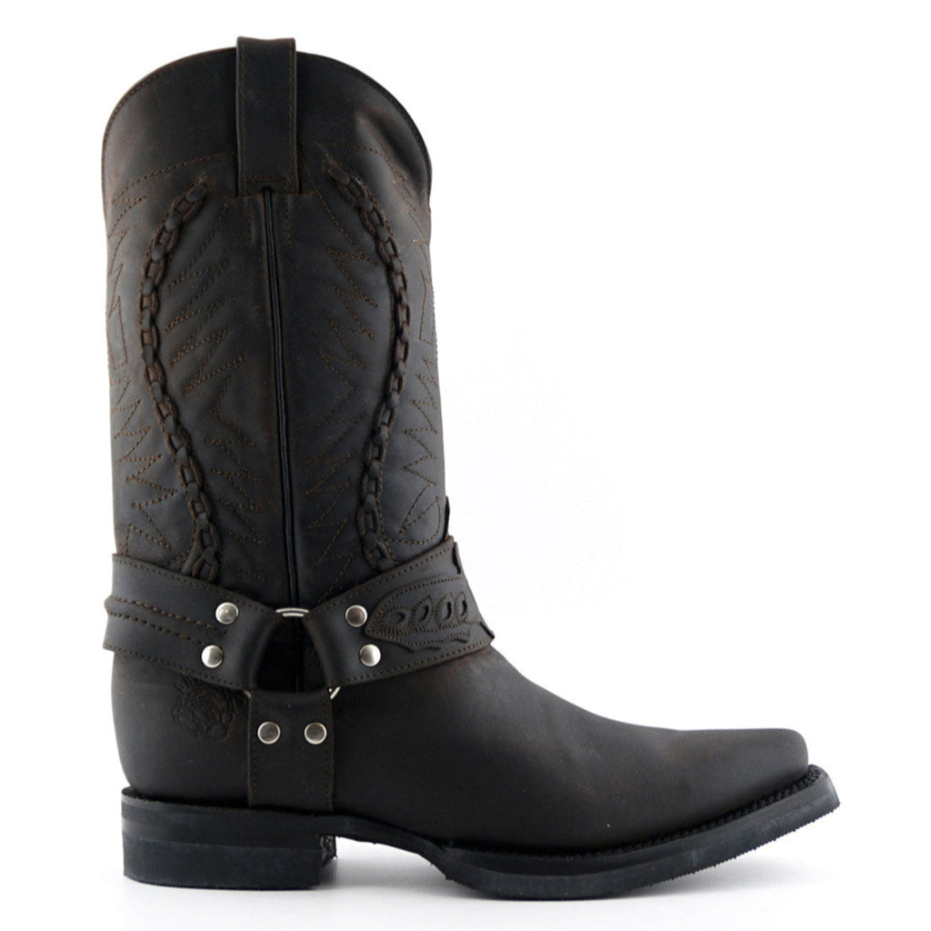 WESTERN BOOTS GALVESTON BROWN