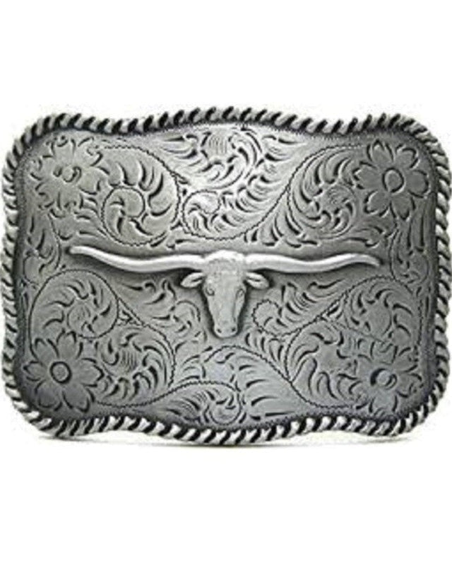 WESTERN BULL BELT BUCKLE
