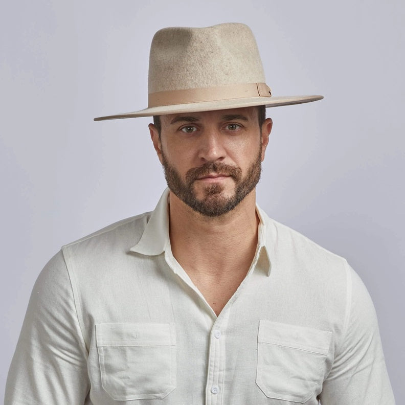 WIDE BRIM FELT HAT BONDI