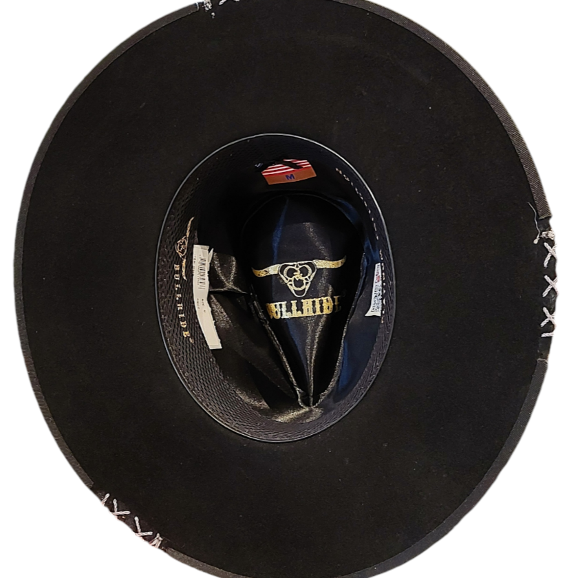 WIDE BRIM FELT HAT MESSED UP