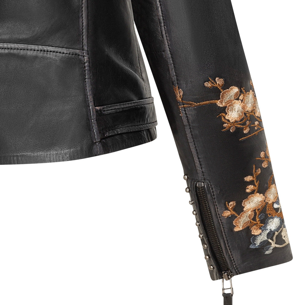 WOMENS SHORT LEATHER JACKET MABEL