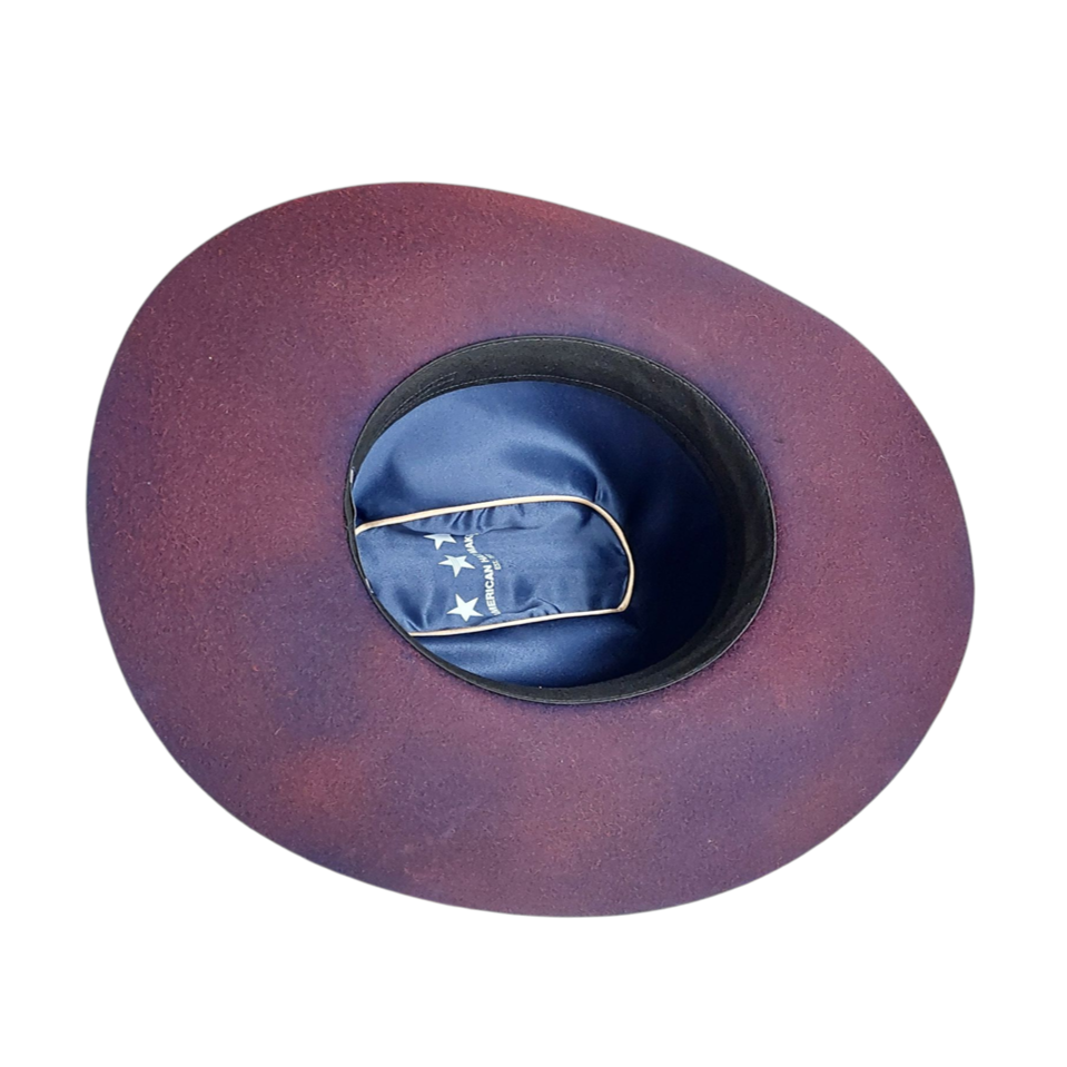 WOOL FELT DISTRESSED HAT SKYLAR