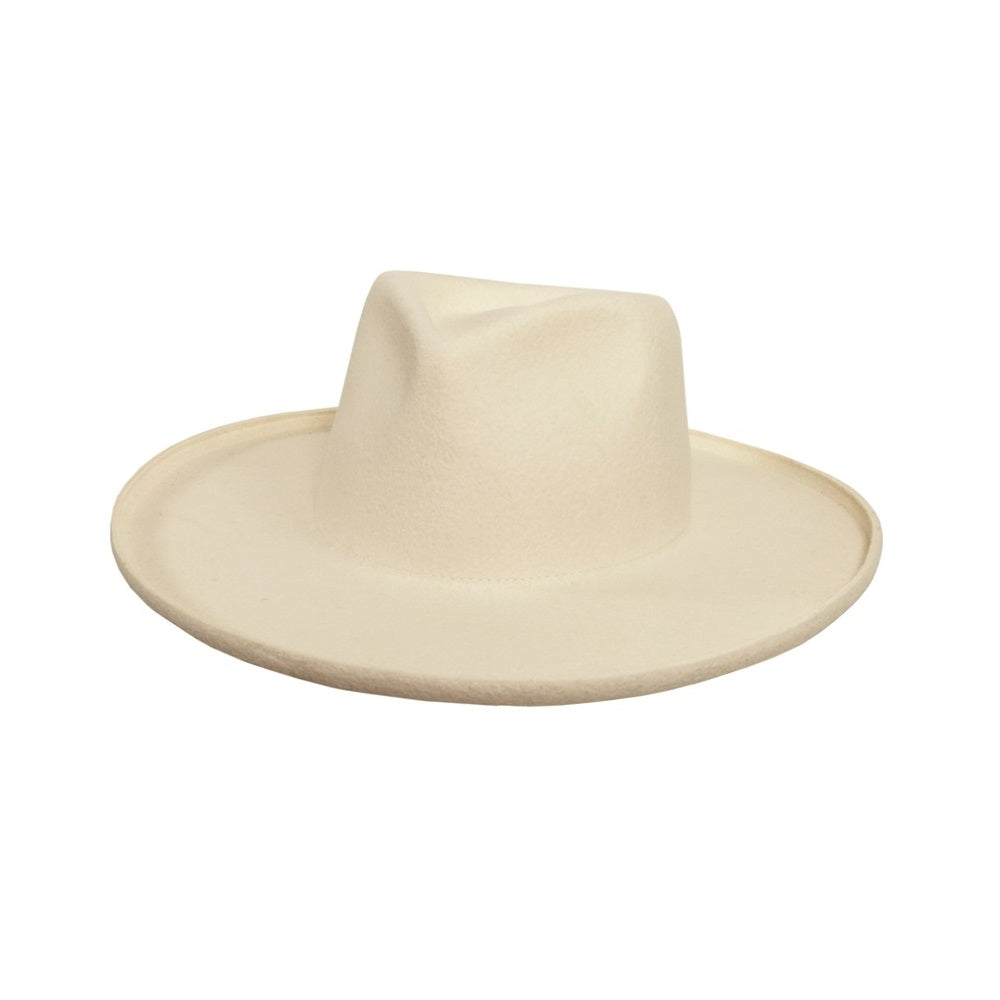 WOOL FELT HAT HUDSON WHITE