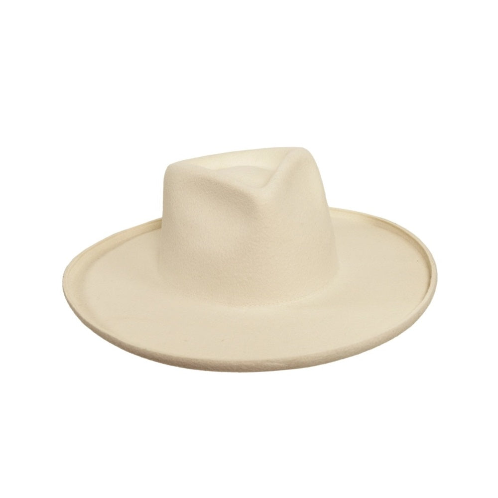 WOOL FELT HAT HUDSON WHITE