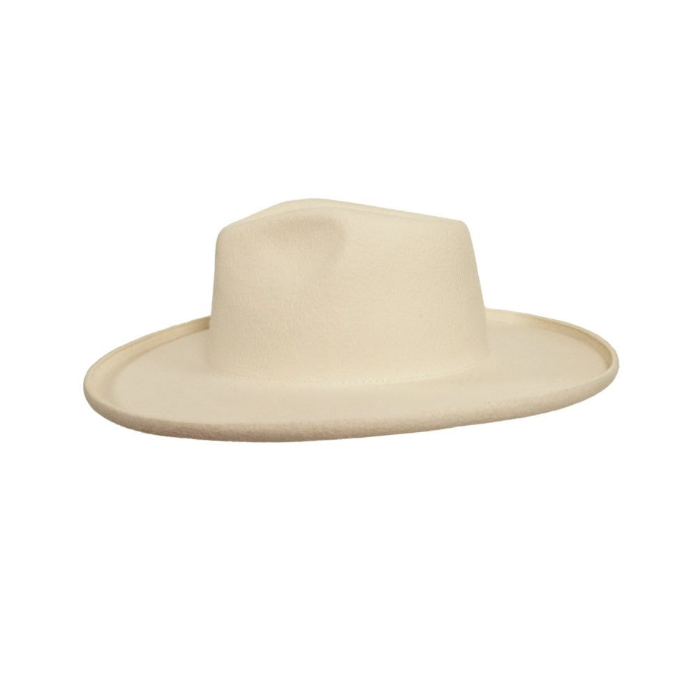 WOOL FELT HAT HUDSON WHITE