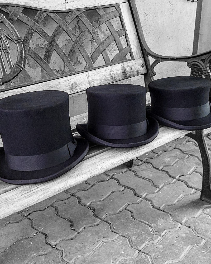 WOOL FELT TOP HATS