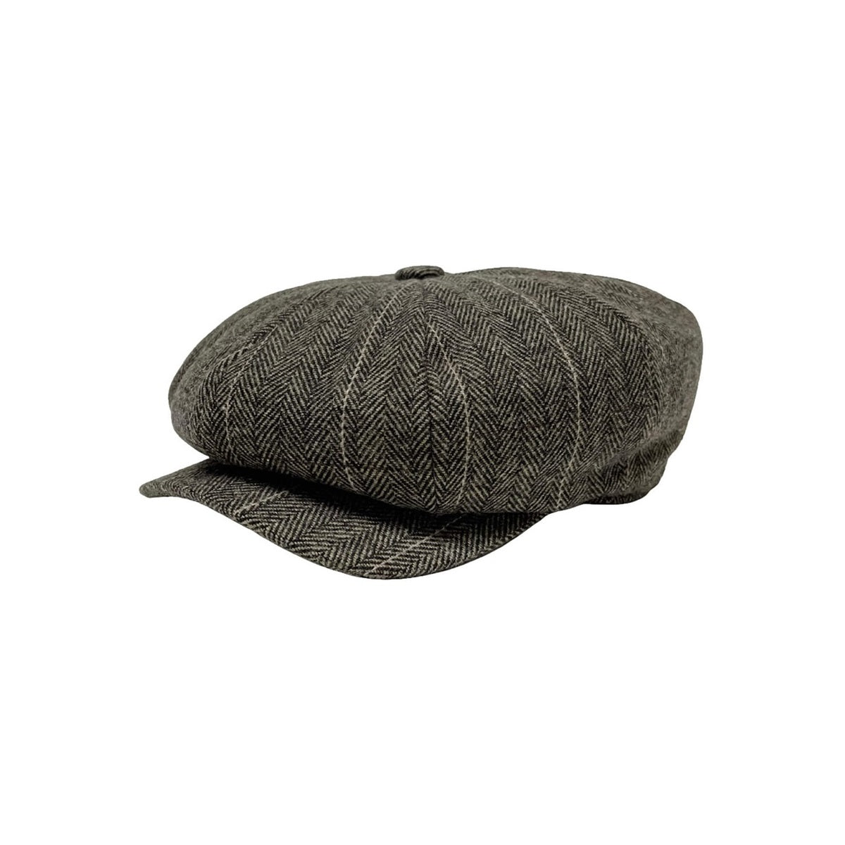WOOL NEWSBOY CAP ARGO BROWN