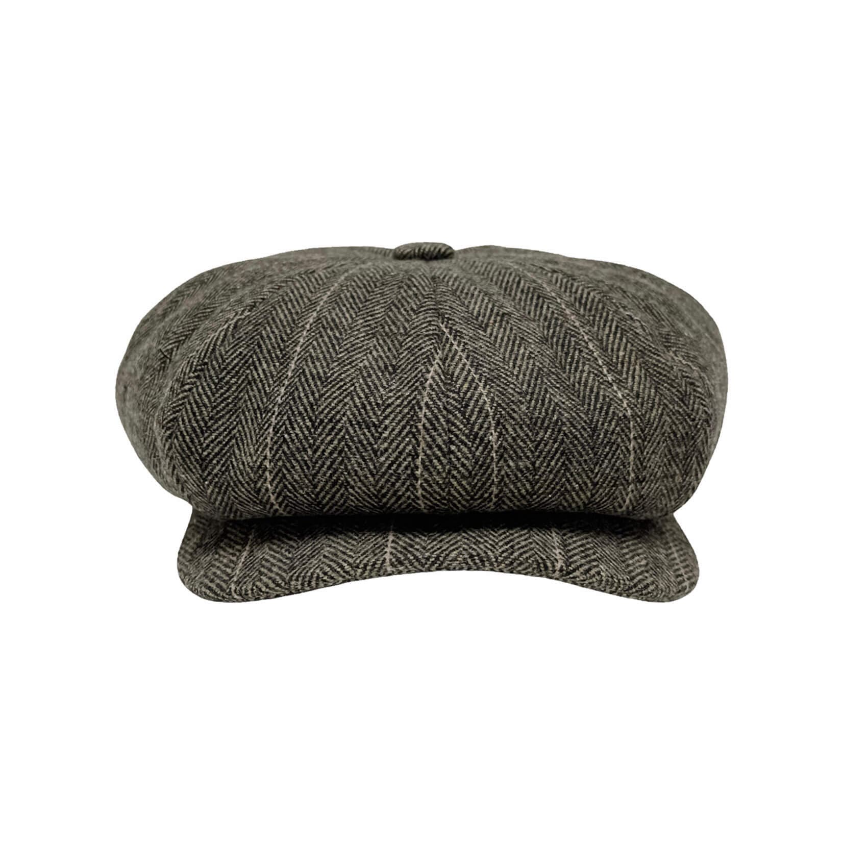 WOOL NEWSBOY CAP ARGO BROWN