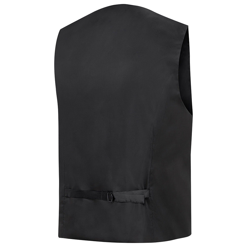 Western Jacquard Men's Vest Lincoln - Premium Textile Waistcoat