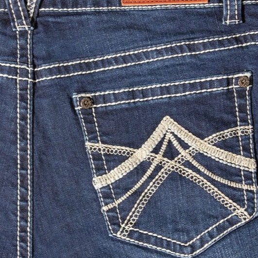 Women's Embroidered Bootcut Jeans Kimberly - Premium Western Denim