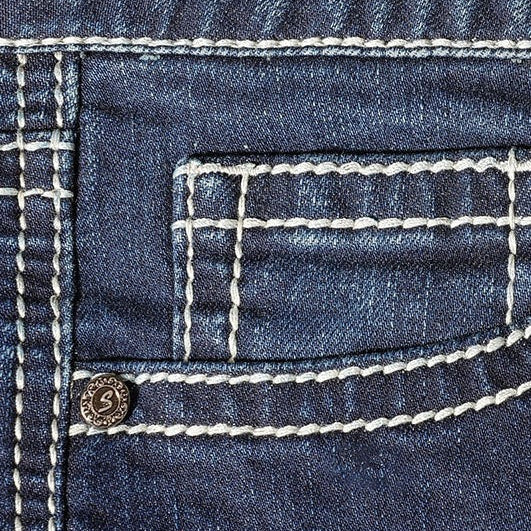 Women's Embroidered Bootcut Jeans Kimberly - Premium Western Denim