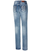 Women's Embroidered Bootcut Jeans Lexi - Premium Western Denim