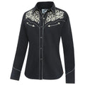 Women's Embroidered Western Blouse Holly - Rhinestone Cowgirl Shirt